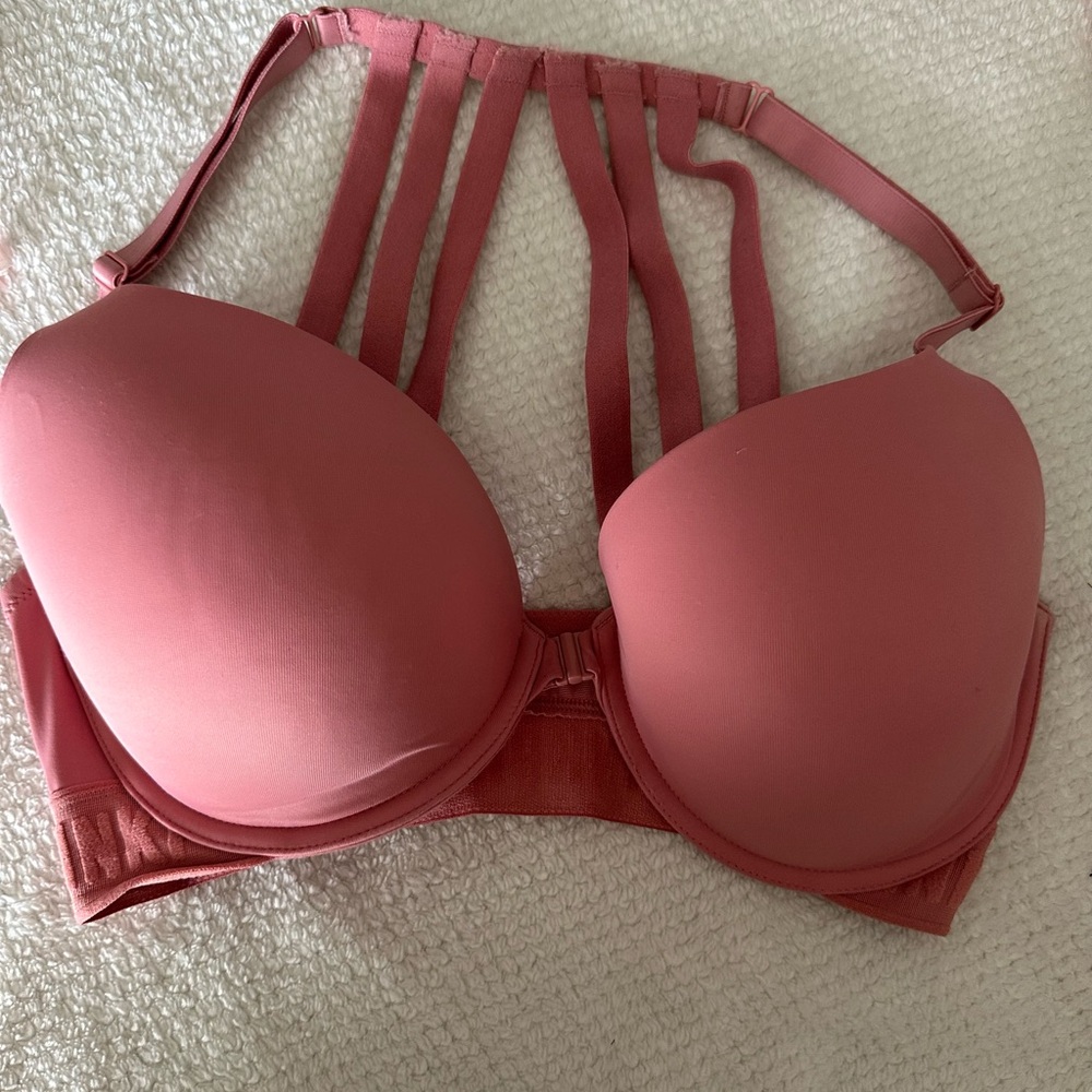 Victoria's Secret Strappy Coral Bra